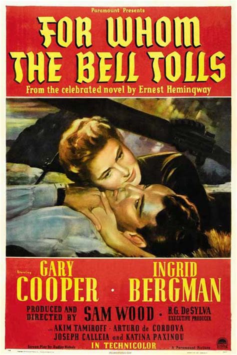 For Whom the Bell Tolls Movie Posters From Movie Poster Shop