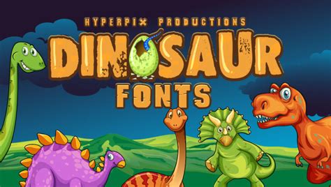 Best Dinosaur Fonts (FREE / Premium) 2024 | Hyperpix