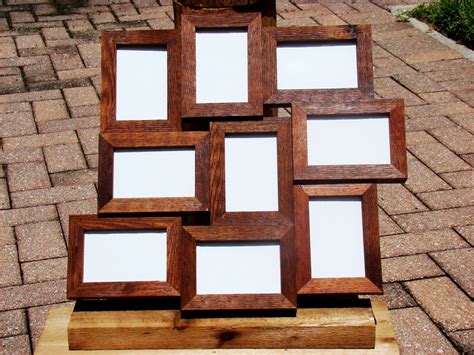 Rustic Weathered 5x7 Collage Frames / Wall Photo Frames 9 - Etsy