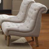 Linen Accent Chair - Home Furniture Design
