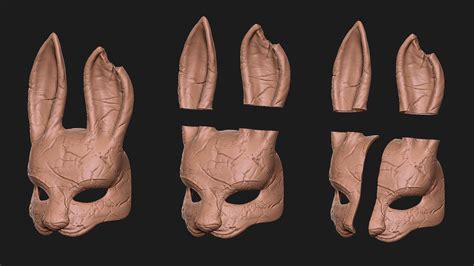 The Huntress Mask from Dead By Daylight - 3D Model by blackstar90