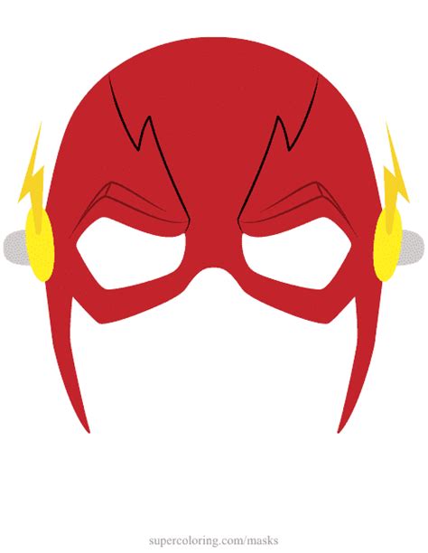 Flash Mask Template Download Printable PDF | Templateroller