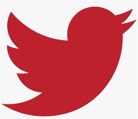 Red Twitter Logo PNG Images | PNG Cliparts Free Download on SeekPNG