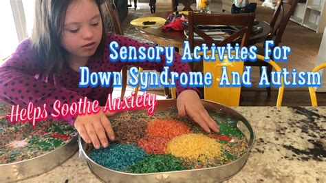 Sensory Activities For People With Down Syndrome/Autism - YouTube