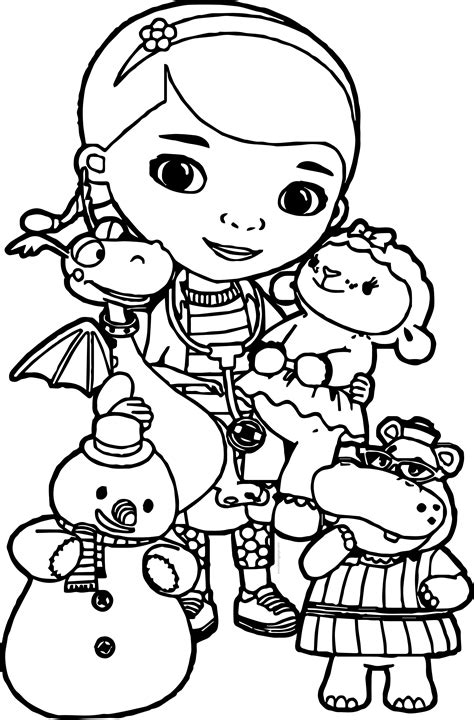 Doc McStuffins Coloring Page 7 | Wecoloringpage.com