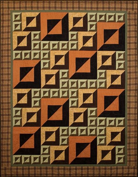 Magic Squares Quilt Pattern by Helene Knott | Optical illusion quilts ...