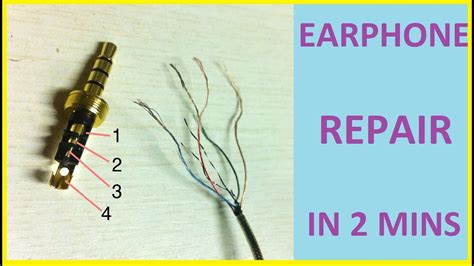 Earphone Lead Repair | Same Audio Jack 2018 - YouTube