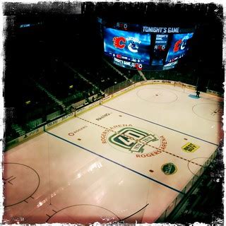 Rogers Arena, Canucks pre-season opener vs Flames | Rebecca Bollwitt ...