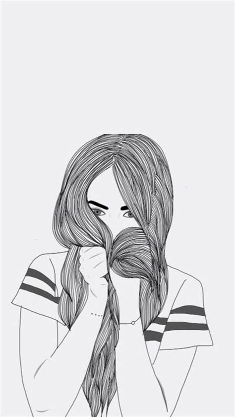 Tumblr Girl Drawing, Tumblr Drawings, Tumblr Art, Tumblr Girls, Tumblr Outline, Outline Art ...