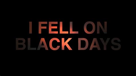 Soundgarden "Fell On Black Days" (Lyric Video) - YouTube