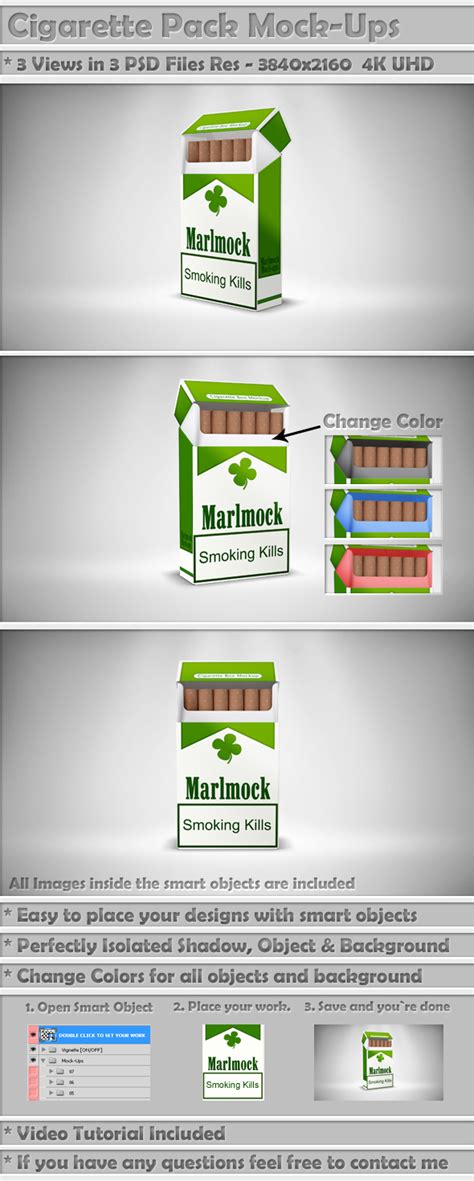 Cigarette Package Mock-Up on Behance