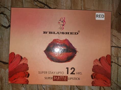 B Blushed Super Matte Lipstick, 12 Piece at Rs 372/box in Kanpur | ID: 27424700891