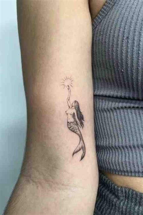 Simple Mermaid Tattoos