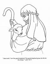 I Am The Good Shepherd Coloring Pages At GetColoringscom  Free sketch template