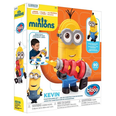 Bloco Toys Minion Kevin Foam Construction Set | Minions, Minion toy, Indoor toys