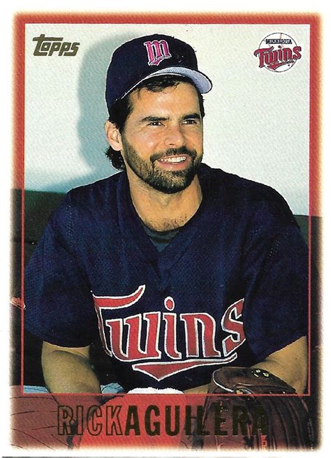 Rick Aguilera 1997 Topps #405 Minnesota Twins Baseball Card