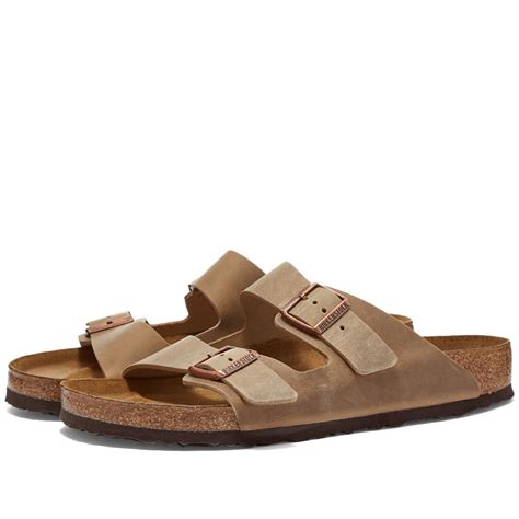 Birkenstock Arizona Tobacco Brown Oiled Leather | END.