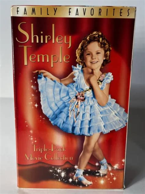 SHIRLEY TEMPLE SET VHS 2000 3-Tape Set NEW SEALED Heidi Curly Top Baby take Bow $5.75 - PicClick
