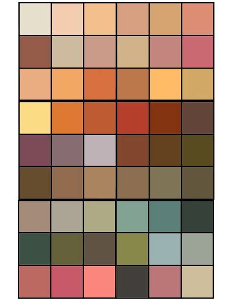 70s nostalgia color palette in 2024 | Retro color palette, Decor color palette, Color palette design