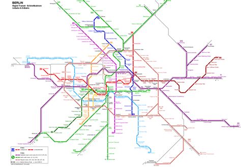 berlin subway | Berlin Map - Detailed City and Metro Maps of Berlin for Download ... | Transit ...