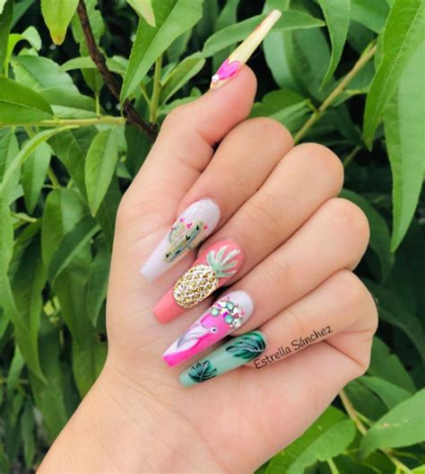 #nailart #nailstagram #luxurylifestyle #tropicalnails #summernails #nailsdesign #nails2inspire # ...