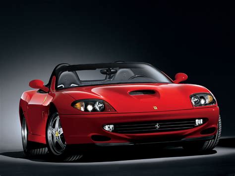 Red Ferrari 550 Maranello Wallpaper | Urban Art Wallpaper