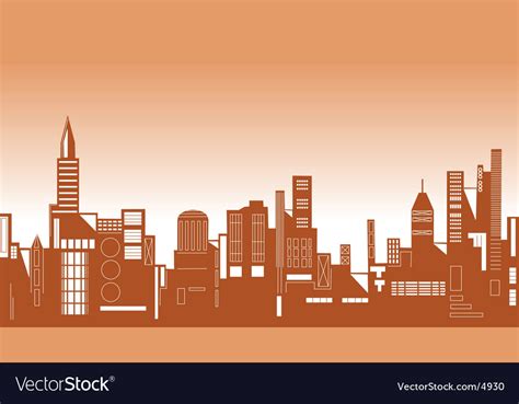 Skyline Royalty Free Vector Image - VectorStock