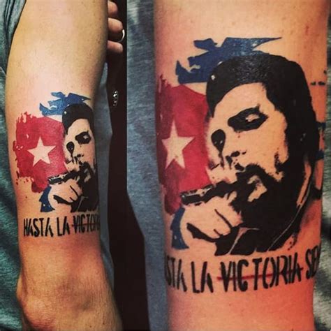 Tattoo uploaded by PK • Anarchist tattoo with the Cuban flag by ...