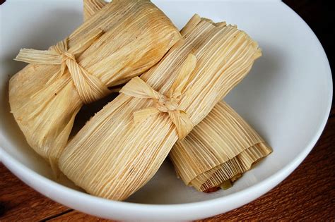 Homemade Cheese Tamales with Roasted Tomatoes, Zucchini and Green ...