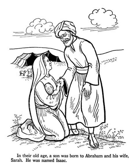 Abraham and Sarah Coloring Pages - Free Printable Coloring Pages for Kids