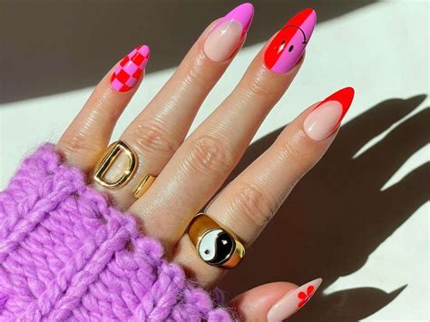 35 Checkerboard Nail Ideas You'll Want to Copy Stat