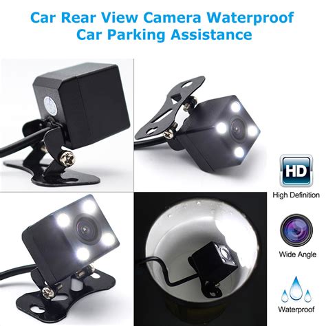 Reverse Camera Night Reversing Camera Rear View Mirror Kit Waterproof ...