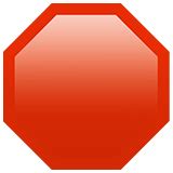 🛑 Stop Sign Emoji on Apple iOS 10.2