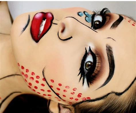 Pinup makeup | Pop art makeup, Crazy makeup, Makeup