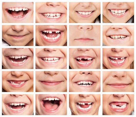 Set of smiles — Stock Photo © VaLiza #54729727