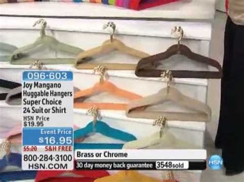 Joy Mangano Huggable Hangers 24-pack - YouTube