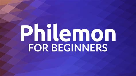 Philemon for Beginners | BibleTalk.tv
