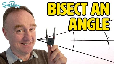 How to Bisect an Angle using a Compass - Easy - step by step - YouTube