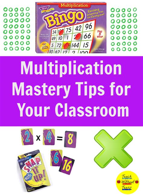 Multiplication Mastery Tips for Your Classroom - Teach Without Tears