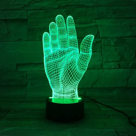 Hand - 3D Optical Illusion LED Lamp Hologram – The 3D Lamp®