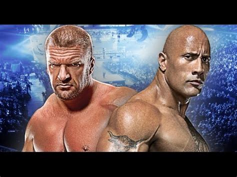 Triple H vs The Rock Wrestlemania 32 Promo HD - YouTube