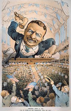 PRESIDENTIAL CAMPAIGN, 1904. President Theodore Roosevelt dominates the ...