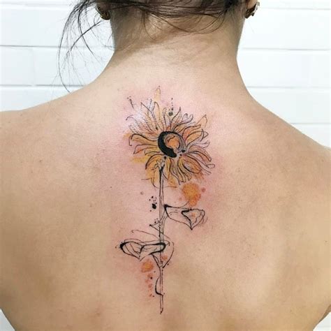 Sunflower tattoo ideas for the summer of 2021 - Architecture, Design ...