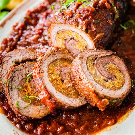 Braciole (Italian Stuffed Beef Recipe) - CucinaByElena