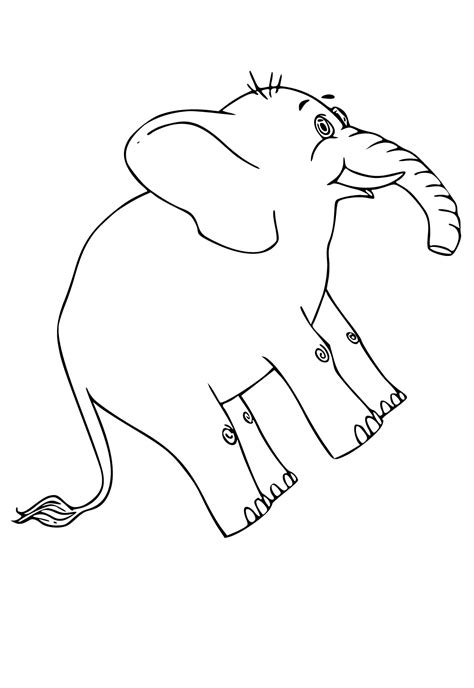 Ausmalbilder Elefant Zum Ausdrucken Kostenlos