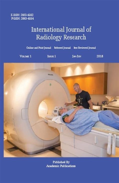 International Journal of Radiology Research : AkiNik Publications