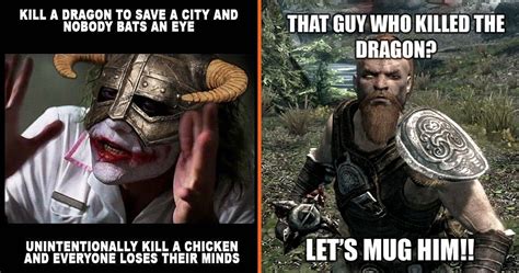 Skyrim: 10 Dragon Memes That Are Too Hilarious For Words