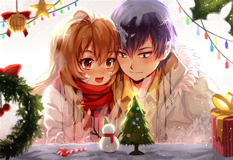 Kawaii Christmas Anime Wallpapers on WallpaperDog