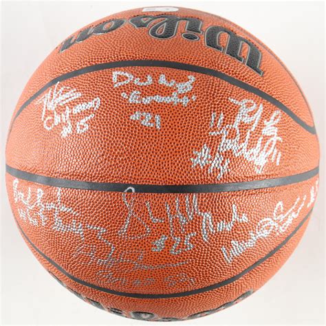 "Hoosiers" NBA Basketball Cast-Signed by (7) with Maris Valainis, David ...