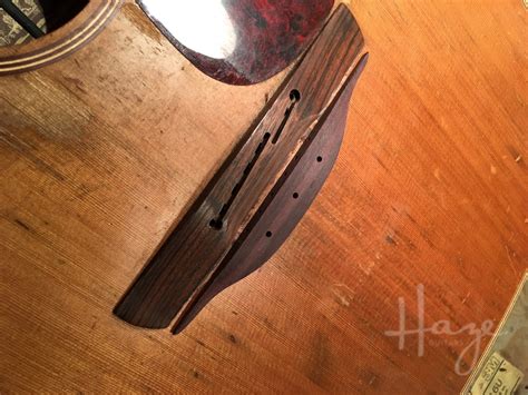 Unusual Acoustic Guitar Bridge Repair — Haze Guitars